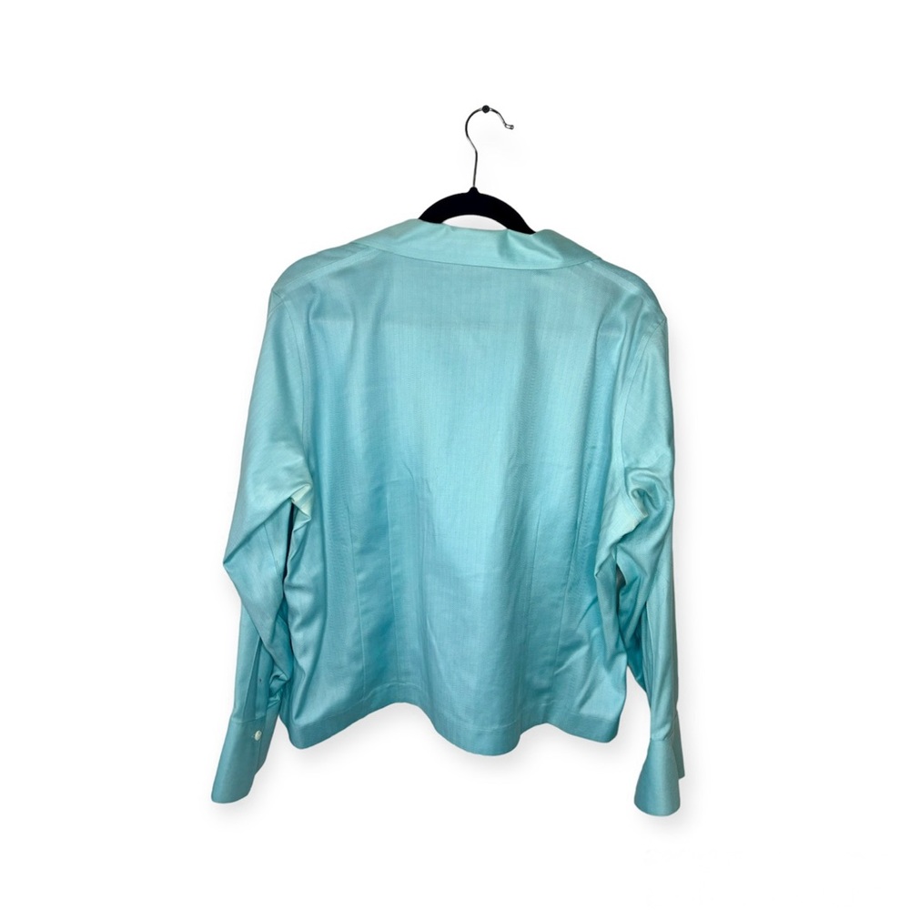 Talbots Blue Blouse - Picture 2 of 4